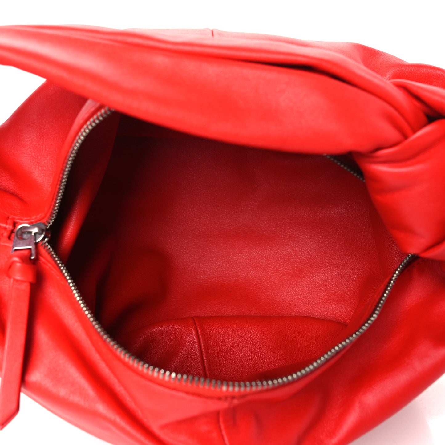 Calfskin Mini Double Knot Bag Red