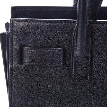 Saint Laurent Calfskin Nano Sac de Jour Black 15 of 17