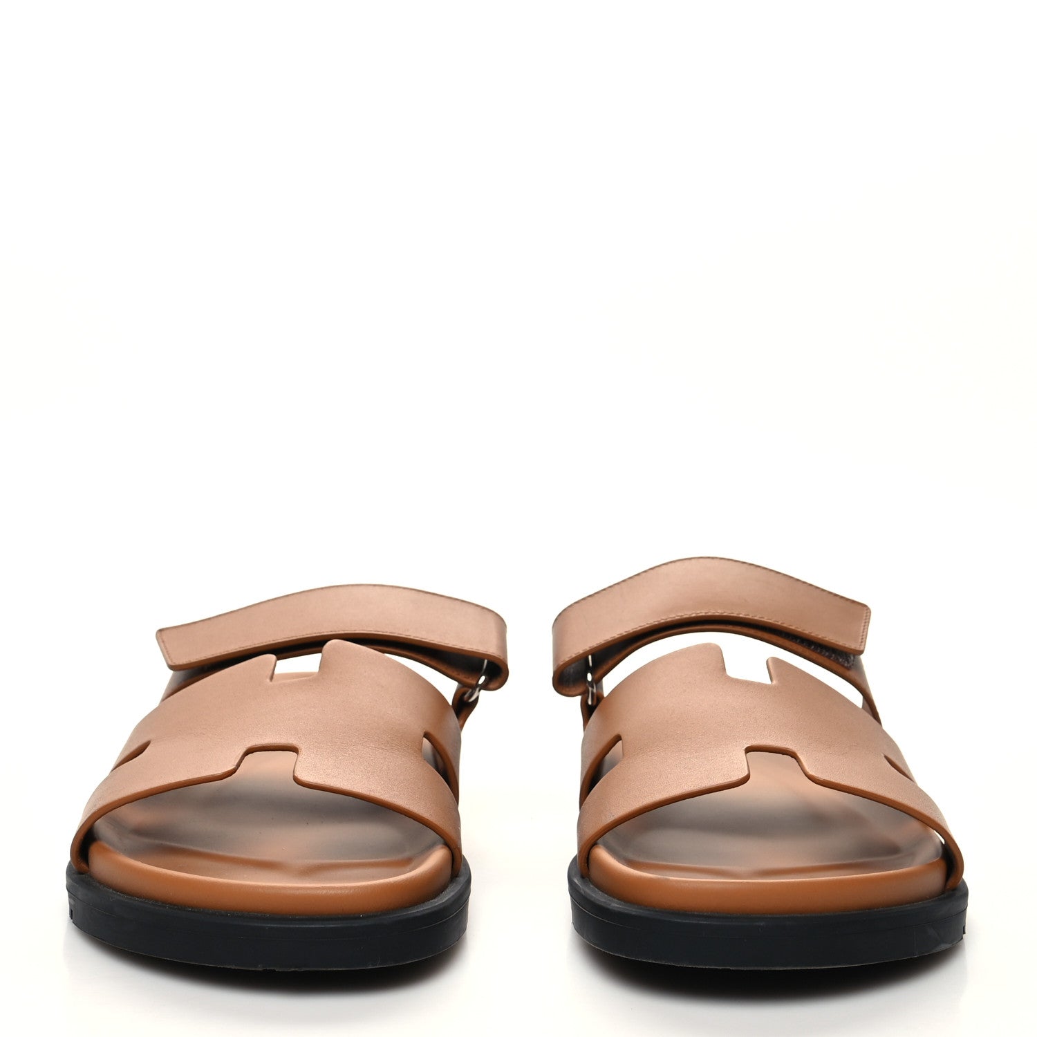 Hermes Calfskin Mens Chypre Sandals 41 Naturel 2 of 8