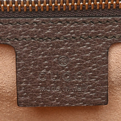 Gucci GG Supreme Monogram Web Small Ophidia Top Handle Shoulder Bag Brown 6 of 10