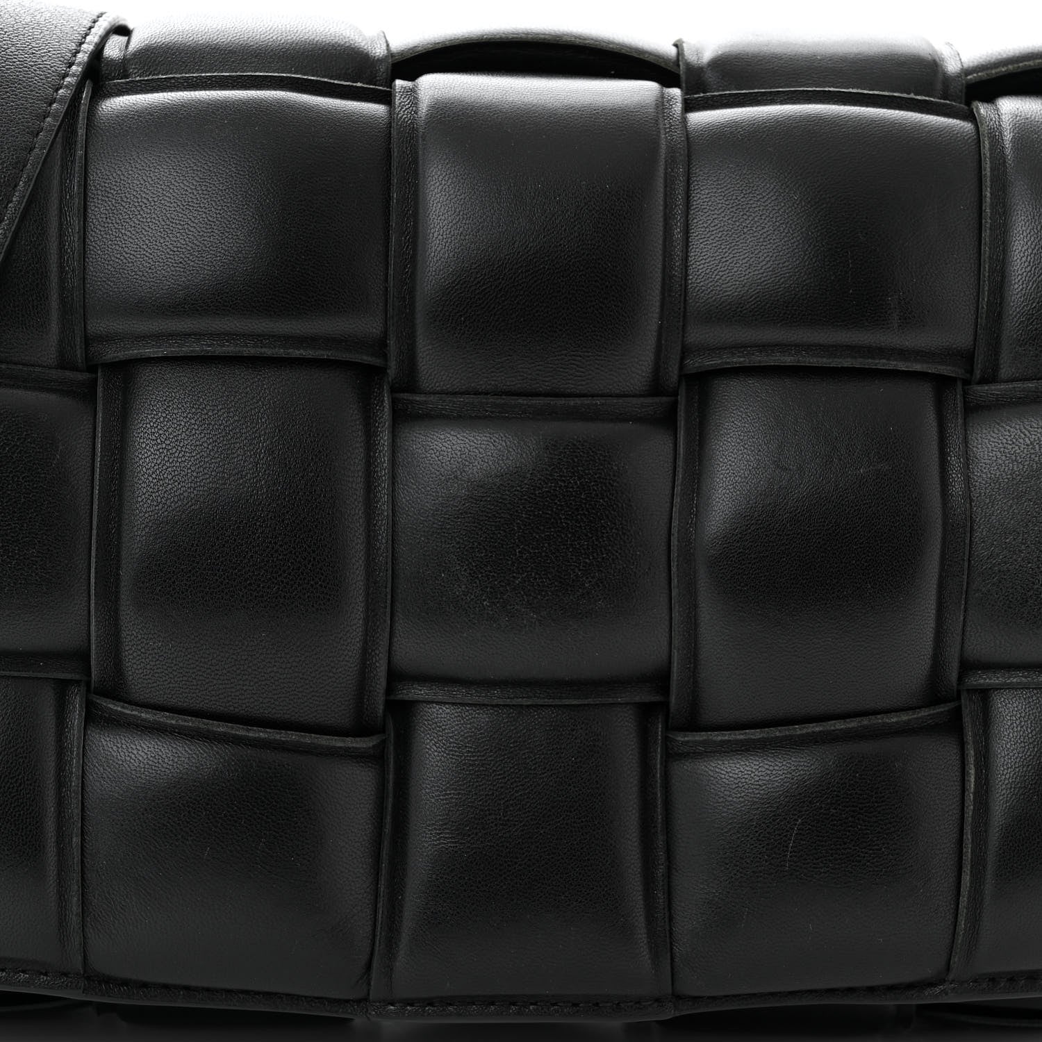 Bottega Veneta Nappa Maxi Intreccio Padded Cassette Crossbody Bag Black 8 of 10