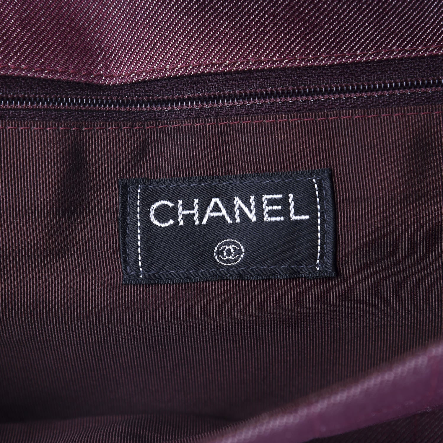 Chanel Canvas Chocolate Bar Reissue Single Flap Dark Red 9 of 15