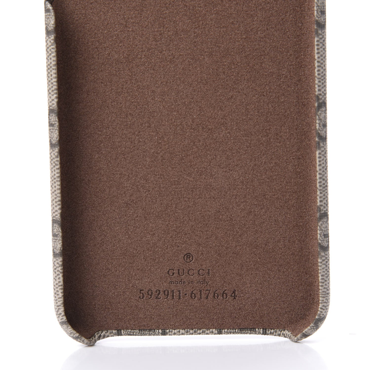 Gucci GG Supreme Monogram Top Handle iPhone XS Max Case Beige 6 of 9