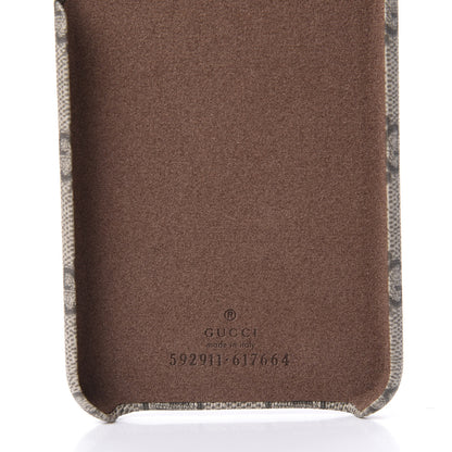 Gucci GG Supreme Monogram Top Handle iPhone XS Max Case Beige 6 of 9