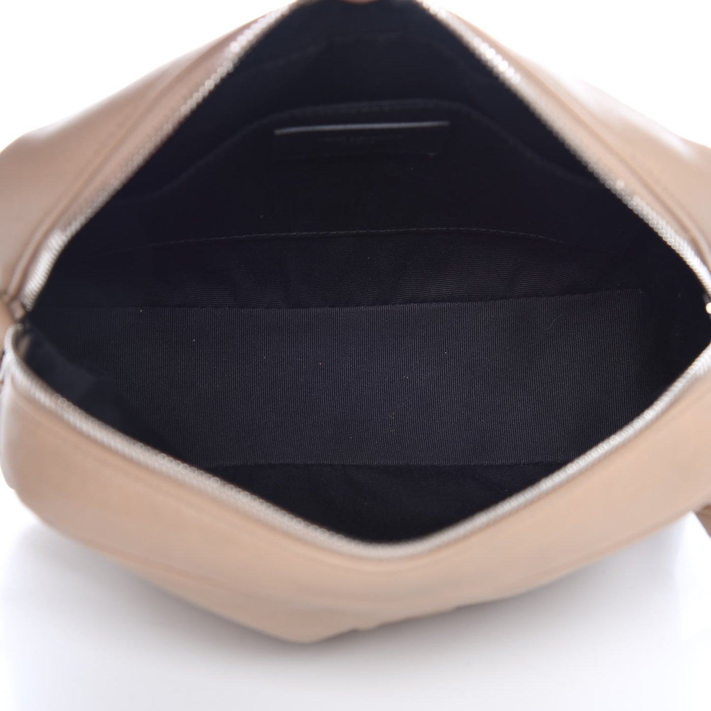 Lambskin Monogram Small Lou Camera Bag Beige