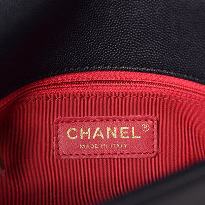Chanel Caviar Quilted Small Fashion Therapy Flap Bag Navy Blue 9 of 11