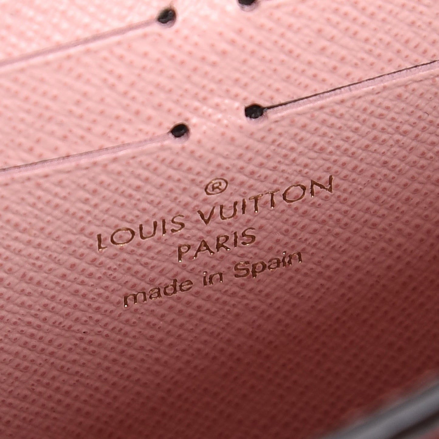 Monogram Jeanne Wallet Rose Ballerine