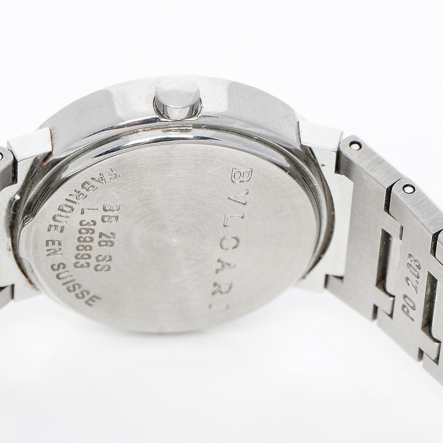 Bulgari Stainless Steel 26mm Quartz Watch Black 6 of 7