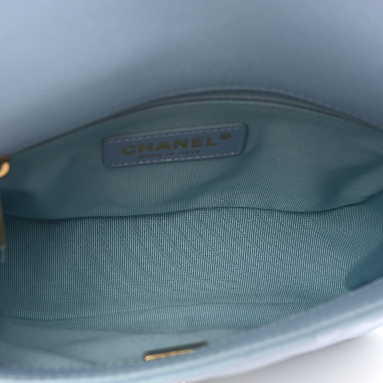 Chanel Iridescent Caviar Quilted Mini My Perfect Flap Light Blue 6 of 10