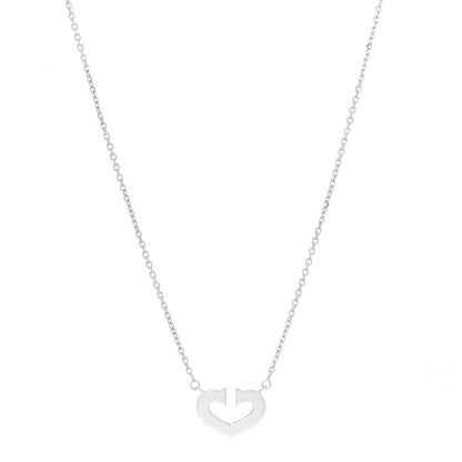 Cartier 18K White Gold Medium Hearts and Symbols Necklace 1 of 4