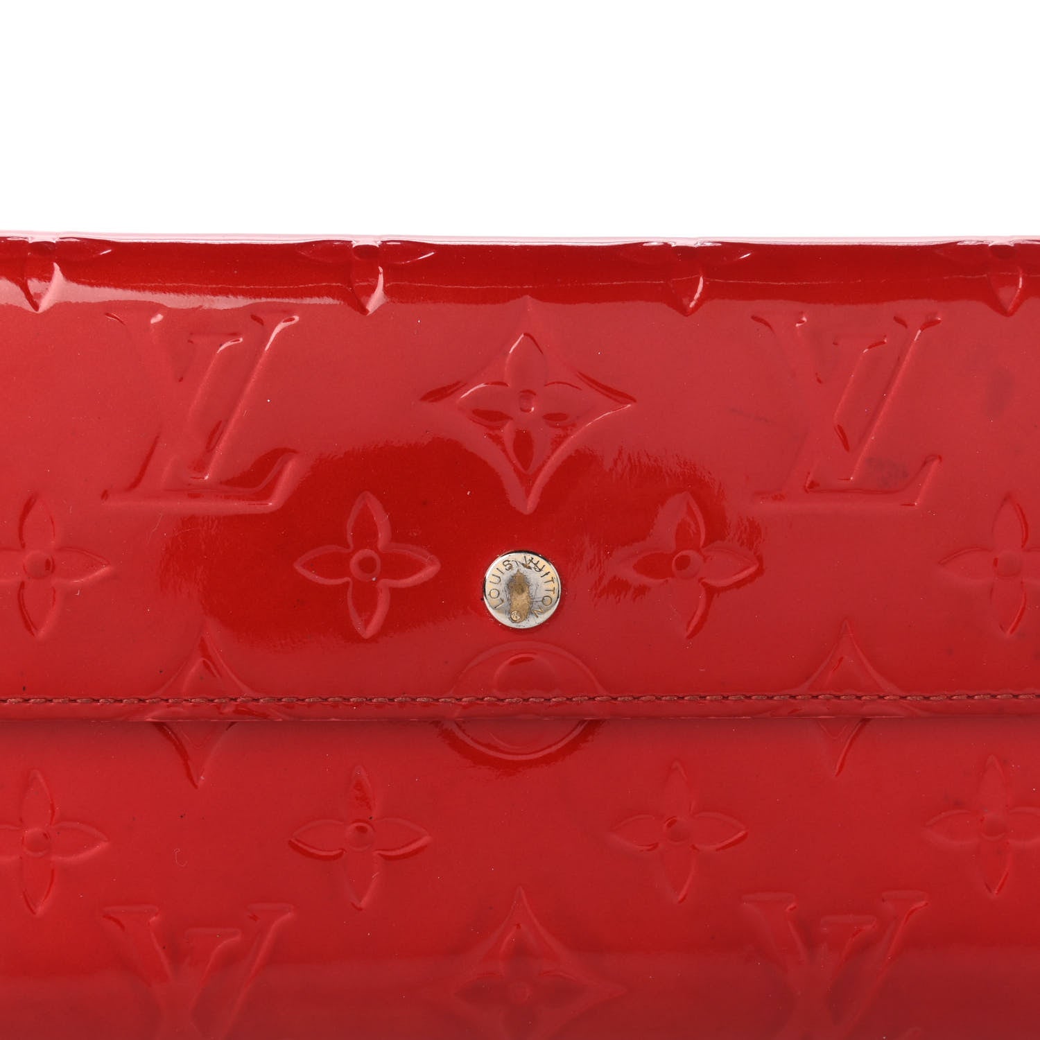 Louis Vuitton Vernis Porte Tresor International Wallet Rouge 10 of 14