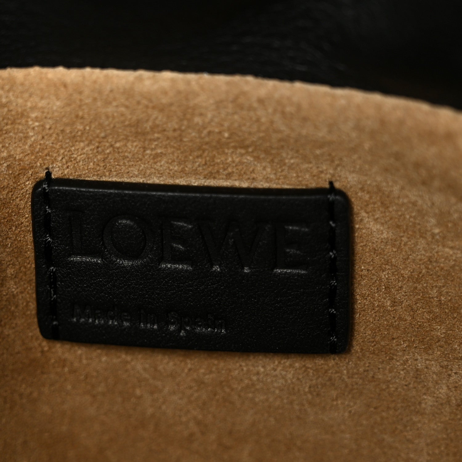 Loewe Calfskin Mini Flamenco Knot Clutch Black 6 of 10