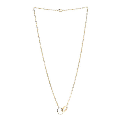 Cartier 18K Yellow Gold Interlocking LOVE Necklace 2 of 6
