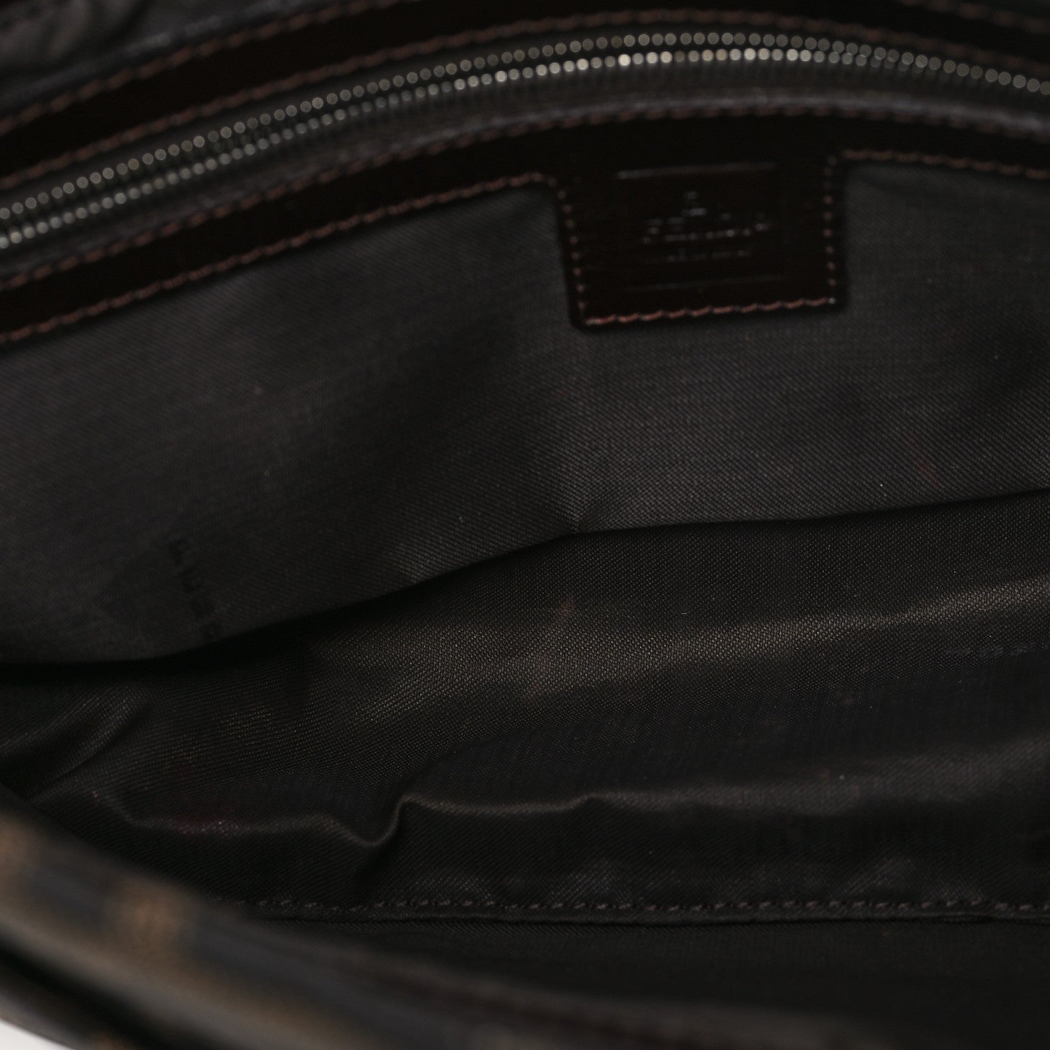 Fendi Zucca Shoulder Bag Tobacco 10 of 12