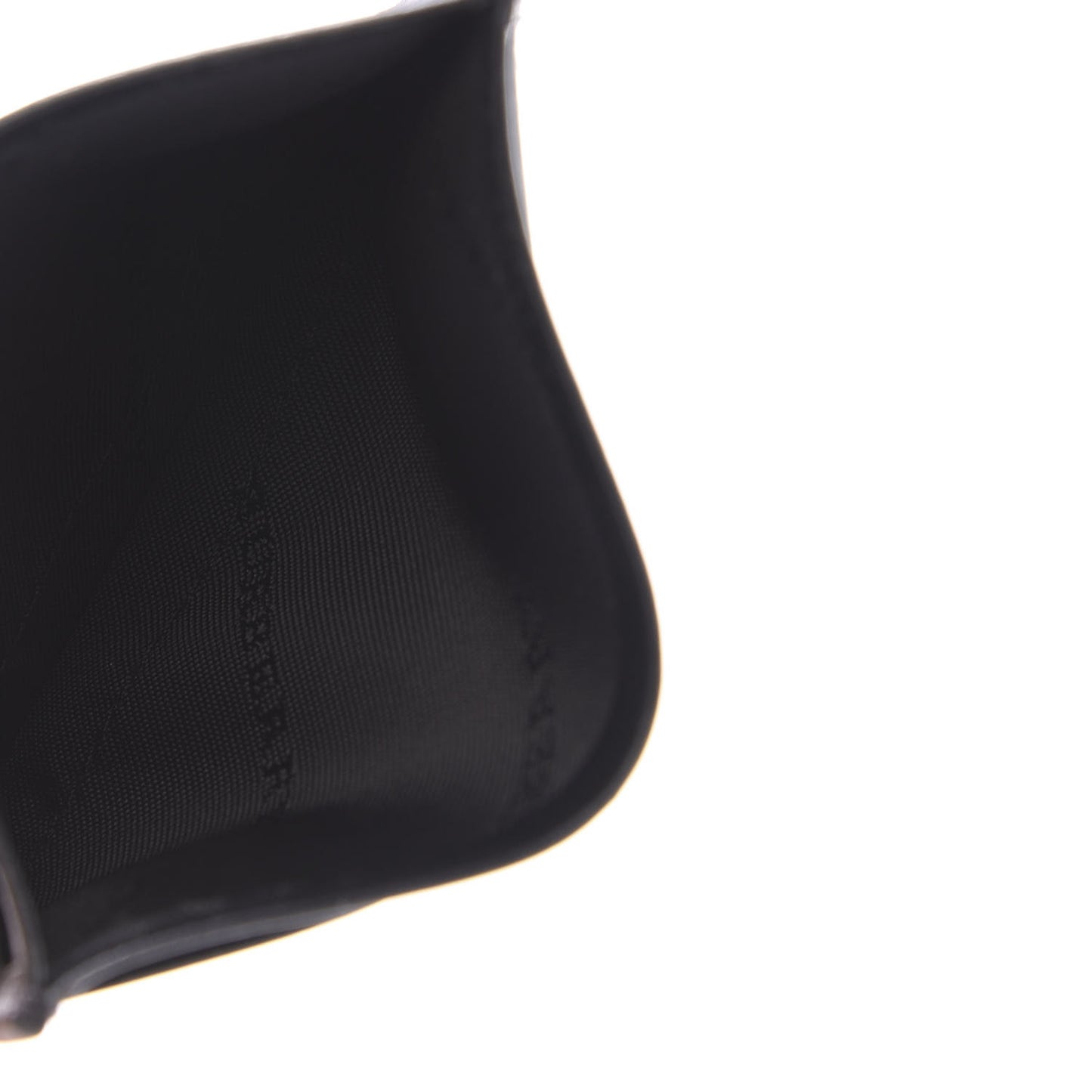 Horseferry Check Calfskin Card Case Charcoal Black
