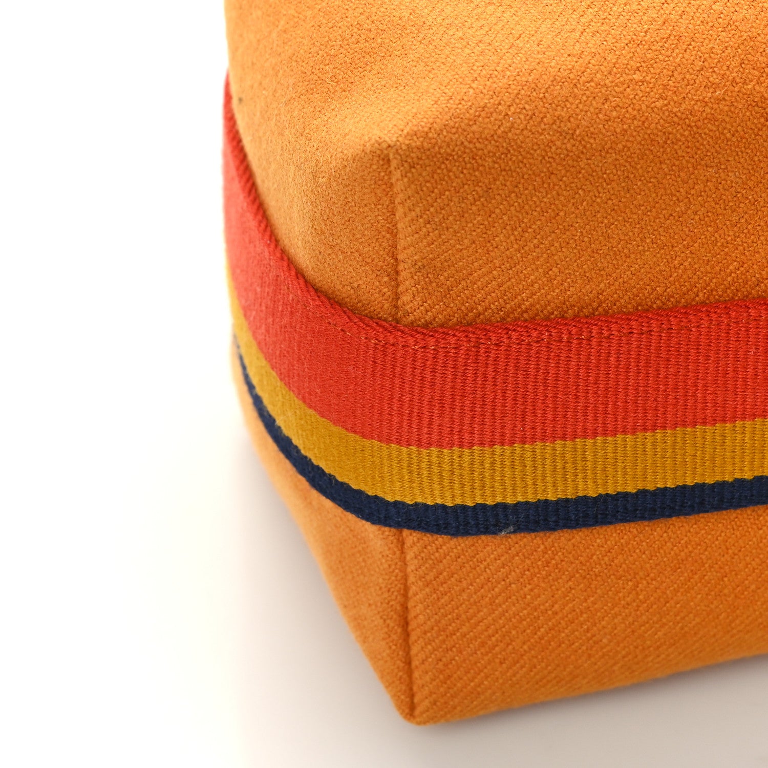 Hermes Canvas Small Bride-A-Brac Pouch Ochre 7 of 8