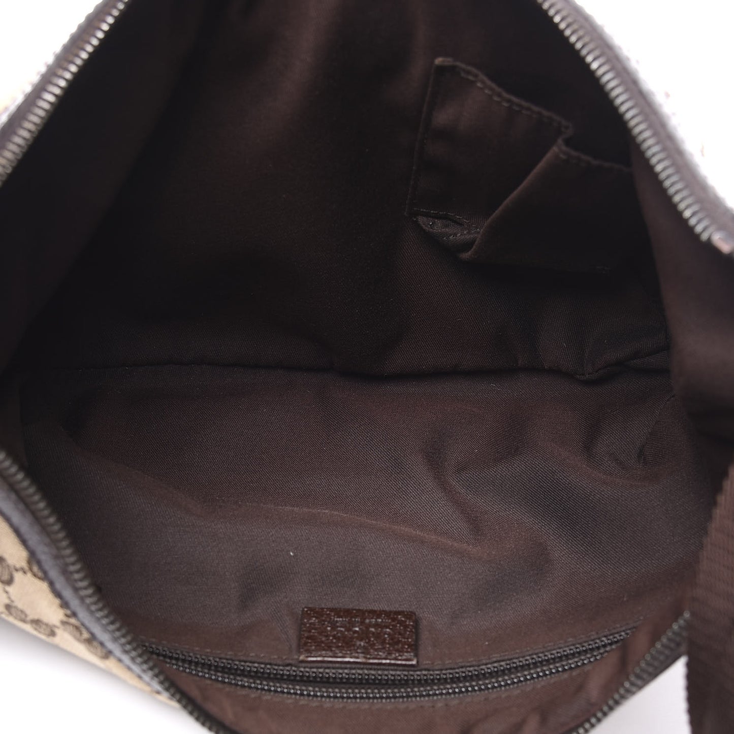 Monogram Medium Half Moon Hobo Dark Brown