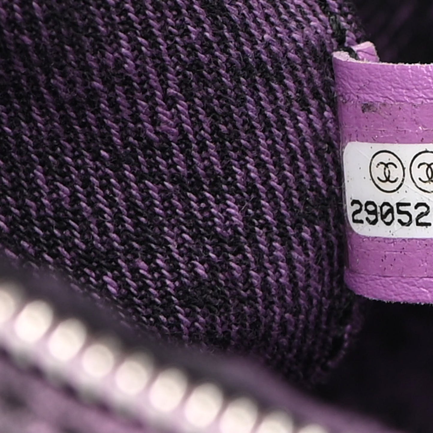 Denim Quilted Denimpression Waist Bag Purple