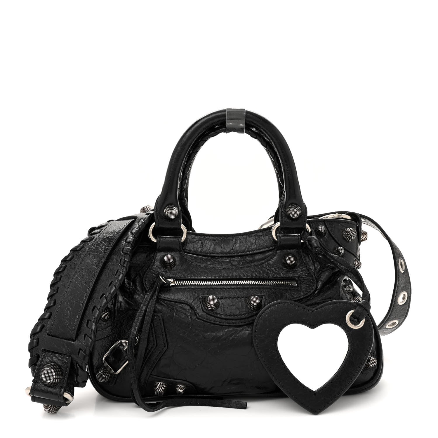 Balenciaga Agneau Arena Neo Cagole Mini Handbag Black 1 of 12