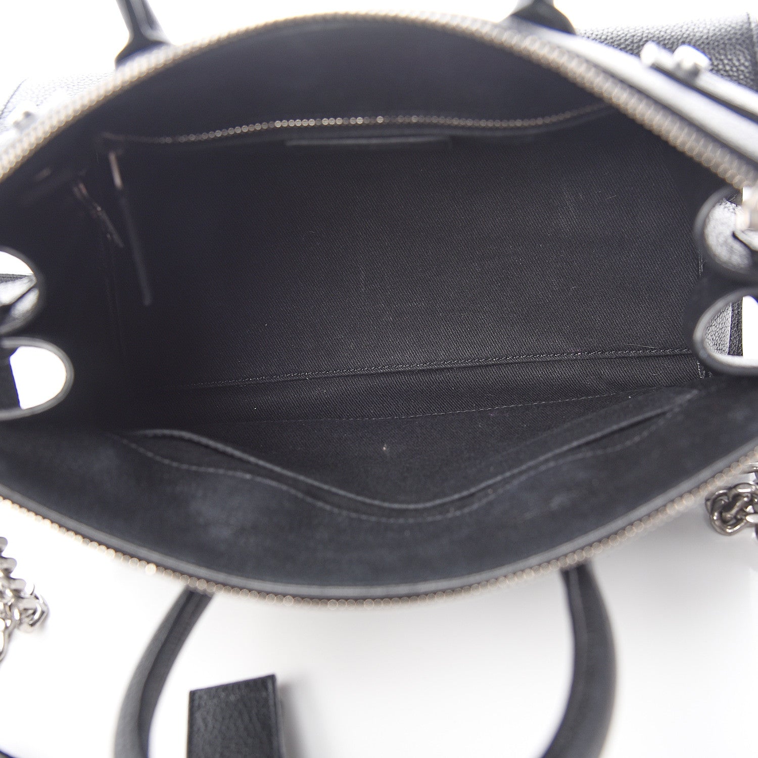 Saint Laurent Grained Calfskin Baby Sac De Jour Souple Black 4 of 9