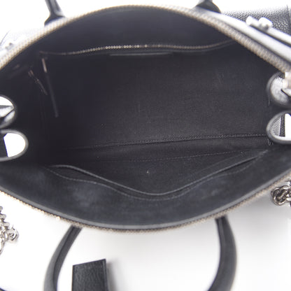 Saint Laurent Grained Calfskin Baby Sac De Jour Souple Black 4 of 9