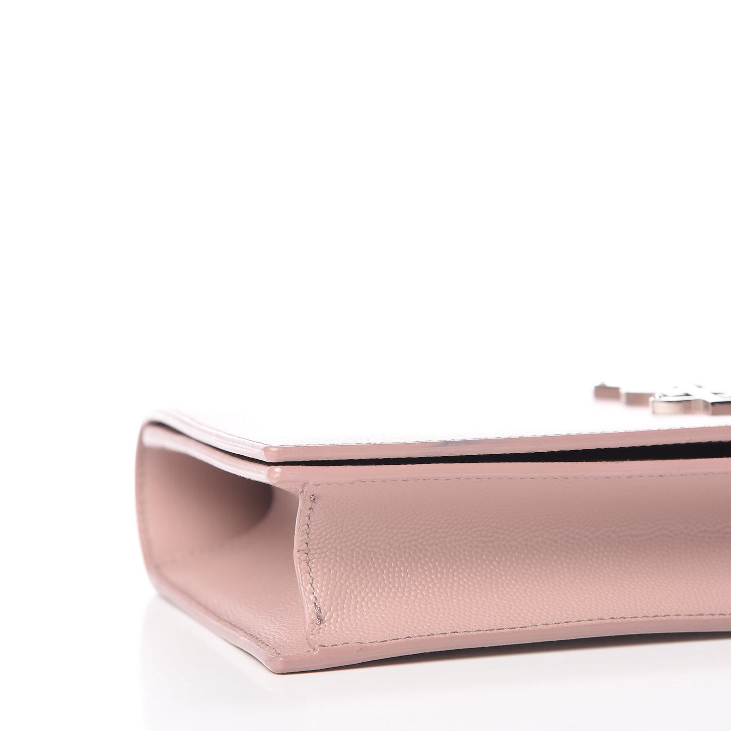 Grain De Poudre Classic Kate Monogram Clutch Pale Pink