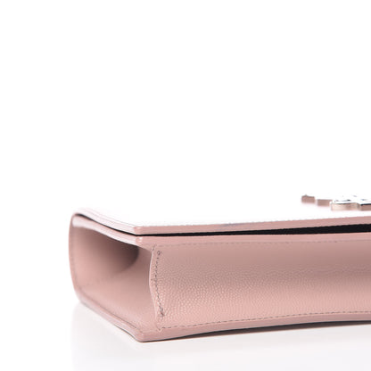 Saint Laurent Grain De Poudre Classic Kate Monogram Clutch Pale Pink 5 of 9