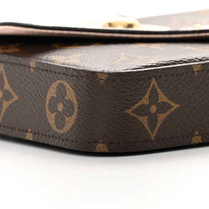 Louis Vuitton Monogram Valentine Dog Pochette Felicie Chain Wallet 11 of 22