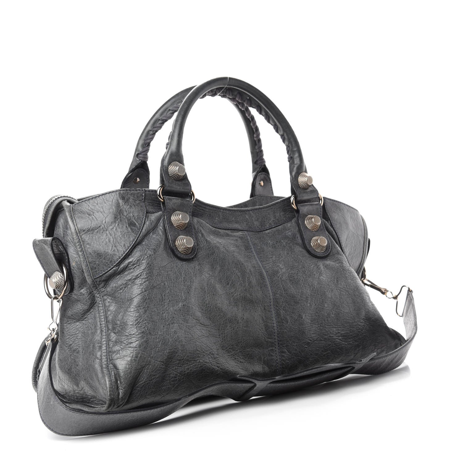 Balenciaga Agneau Giant 21 Silver Hardware Part Time Anthracite 3 of 10