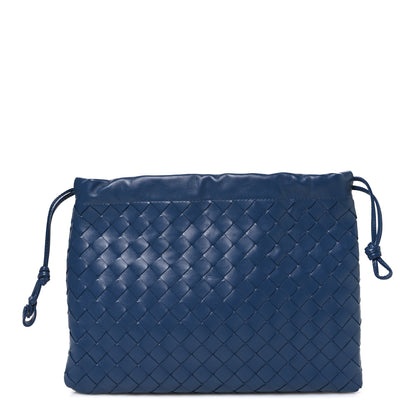 Bottega Veneta Nappa Intrecciato Medium Dustbag Blue Venezia 1 of 7