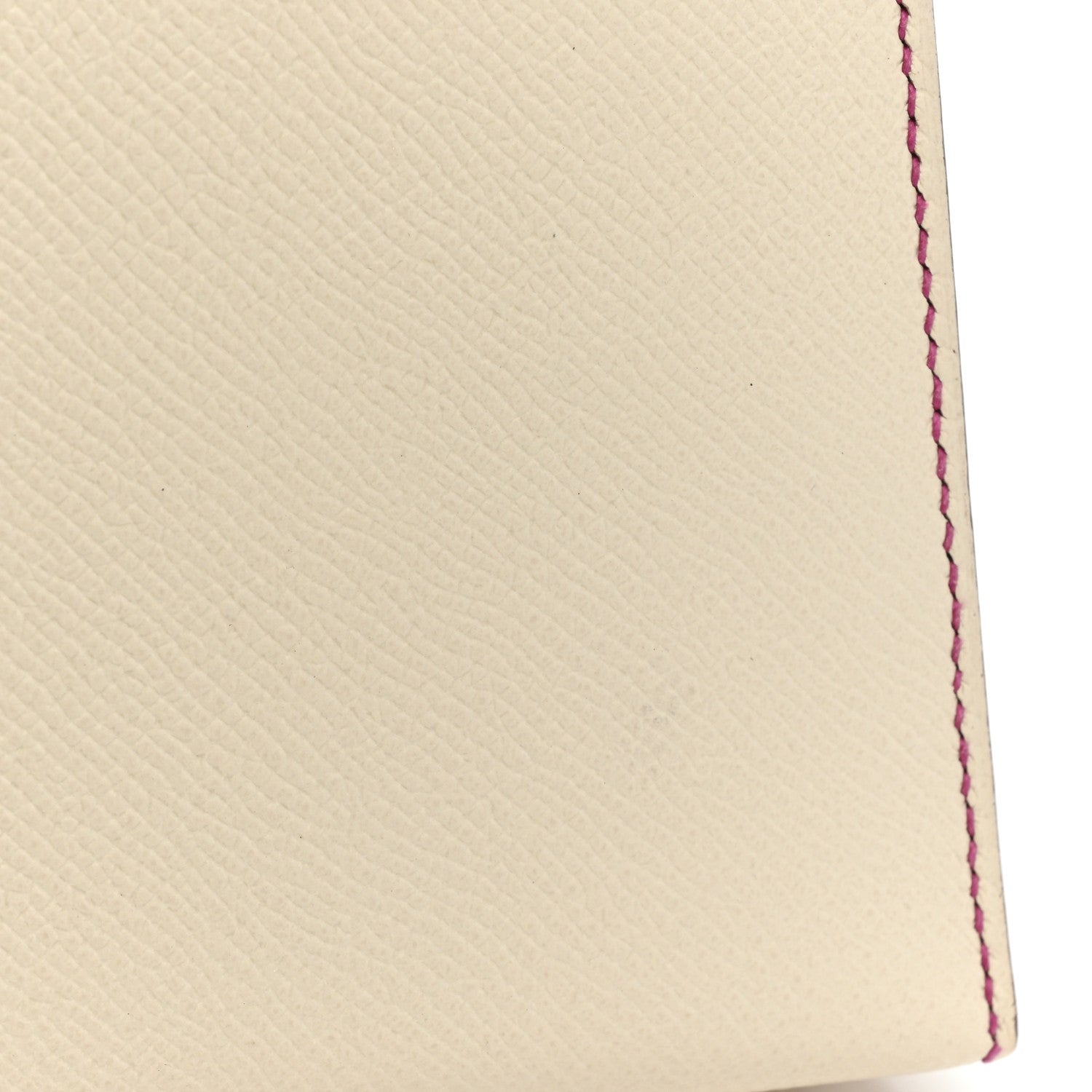 Hermes Epsom Bi-Color Horseshoe Kelly Sellier 28 Craie Rose Pourpre 12 of 13