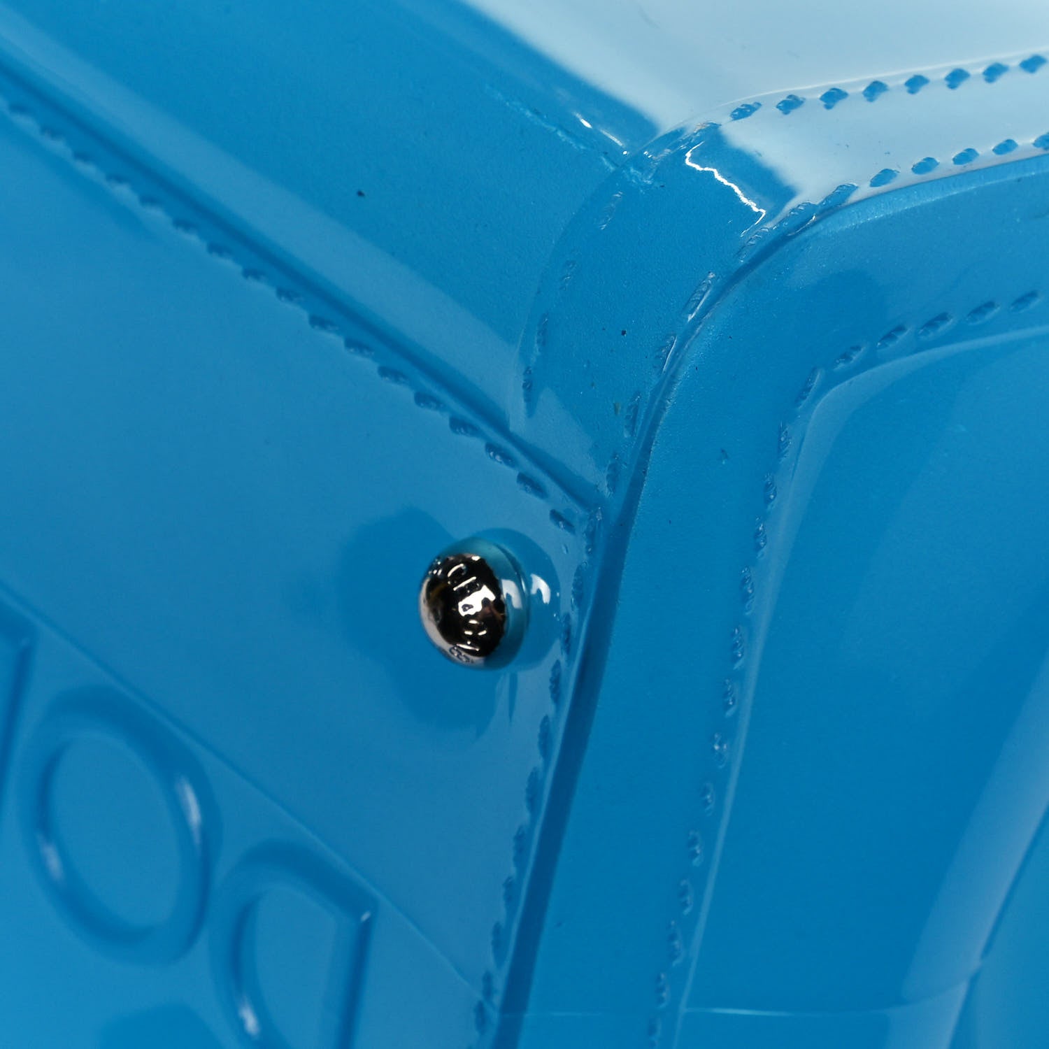 Dolce & Gabbana Rubber Semi Transparent Miss Sicily Satchel Blue 12 of 13