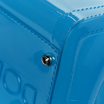 Dolce & Gabbana Rubber Semi Transparent Miss Sicily Satchel Blue 12 of 13