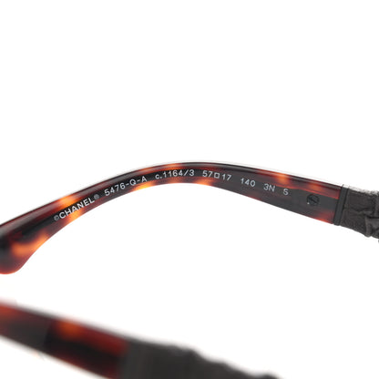 Chanel Acetate Calfskin Square Sunglasses 5476-Q Tortoise 7 of 9