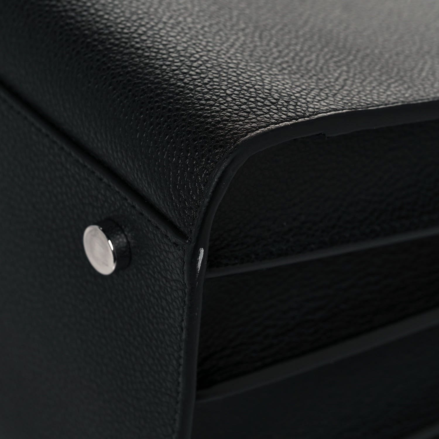 Saint Laurent Grained Calfskin Small Sac De Jour Black 8 of 14