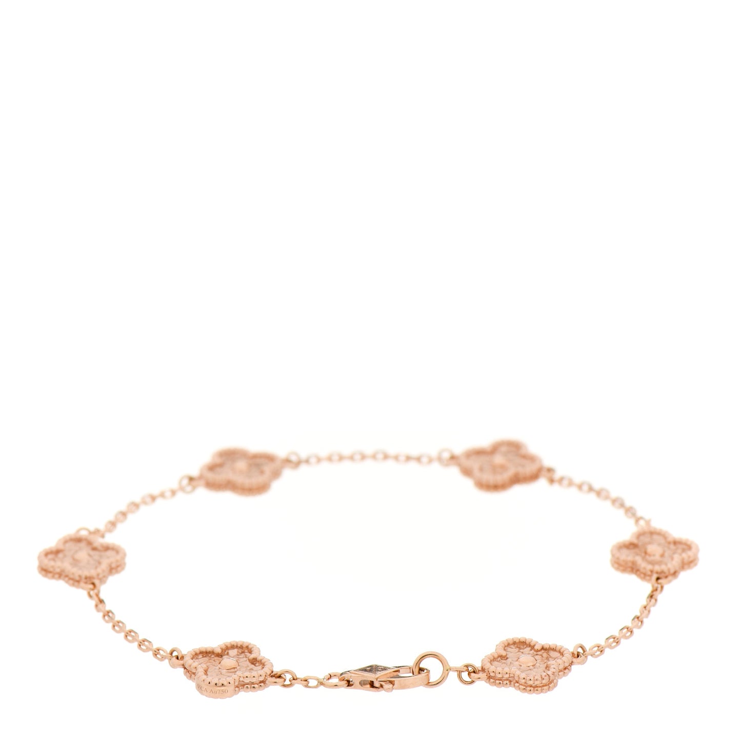 18K Rose Gold 6 Motifs Sweet Alhambra Bracelet