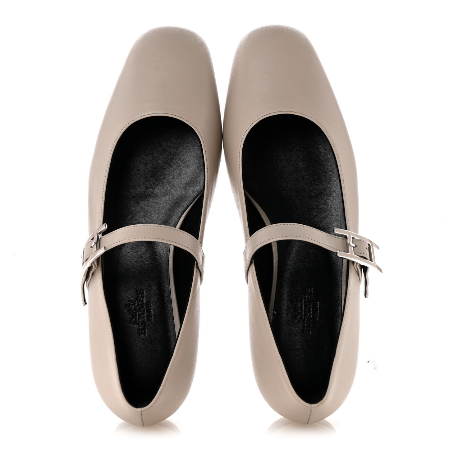 Goatskin Jane Ballet Flats 36.5 Beige Nomade