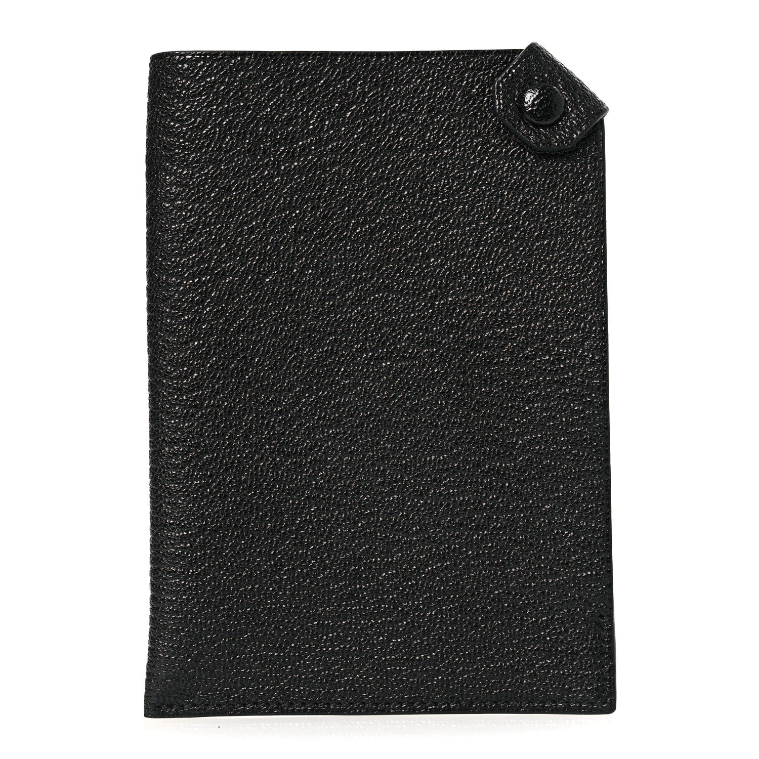 Hermes Chevre Mysore Tarmac PM Passport Holder Black 1 of 8