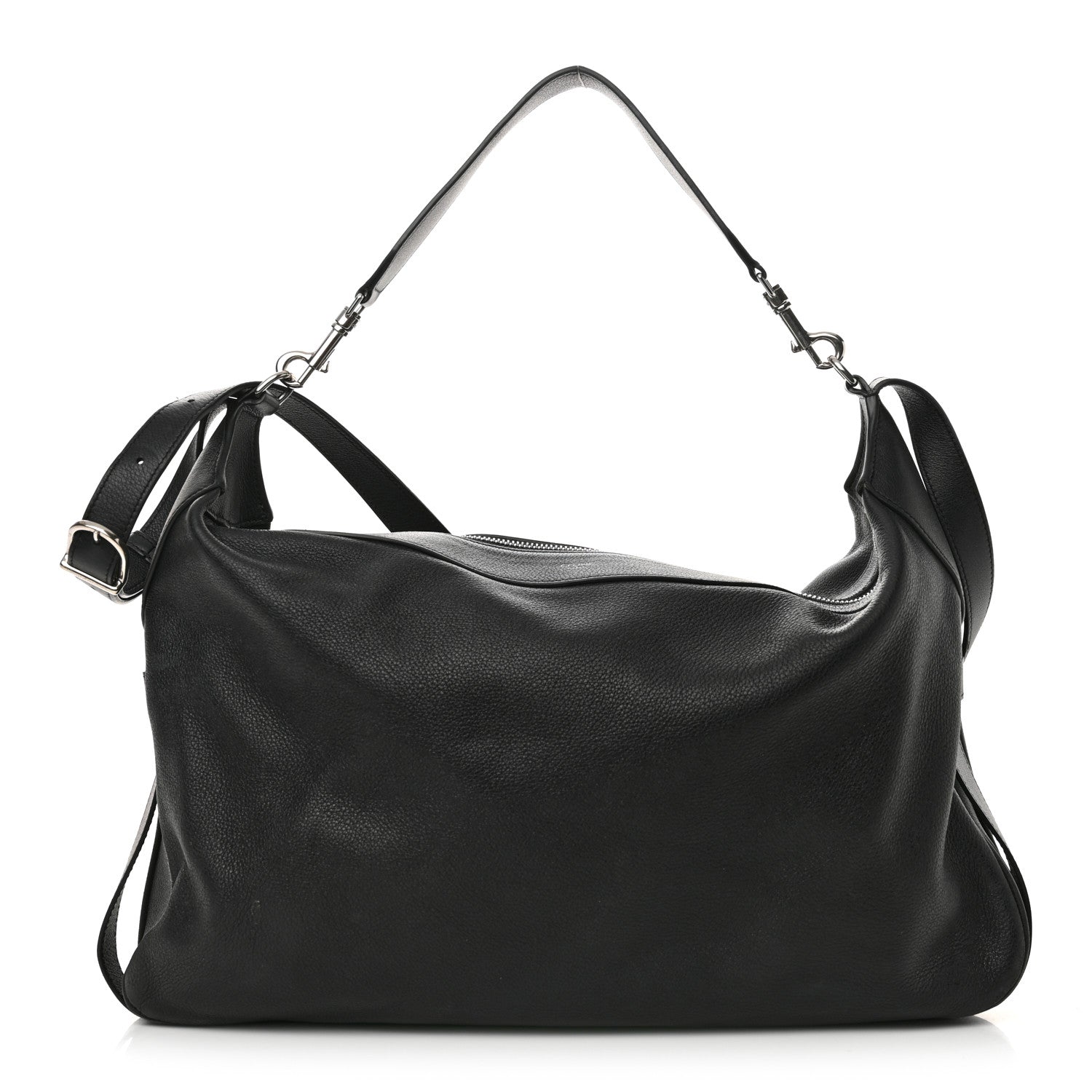 Celine Supple Calfskin Weekend Romy Shoulder Bag Black 1 of 16