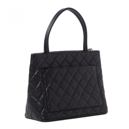 Chanel Caviar Quilted Medallion Tote Black 3 of 10