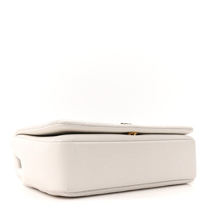Burberry Lambskin Quilted Small Lola Bag White 4 of 10