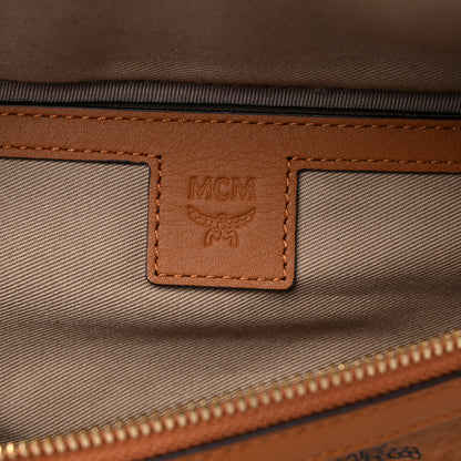 MCM Visetos Small Fusten Belt Bag Cognac 6 of 9