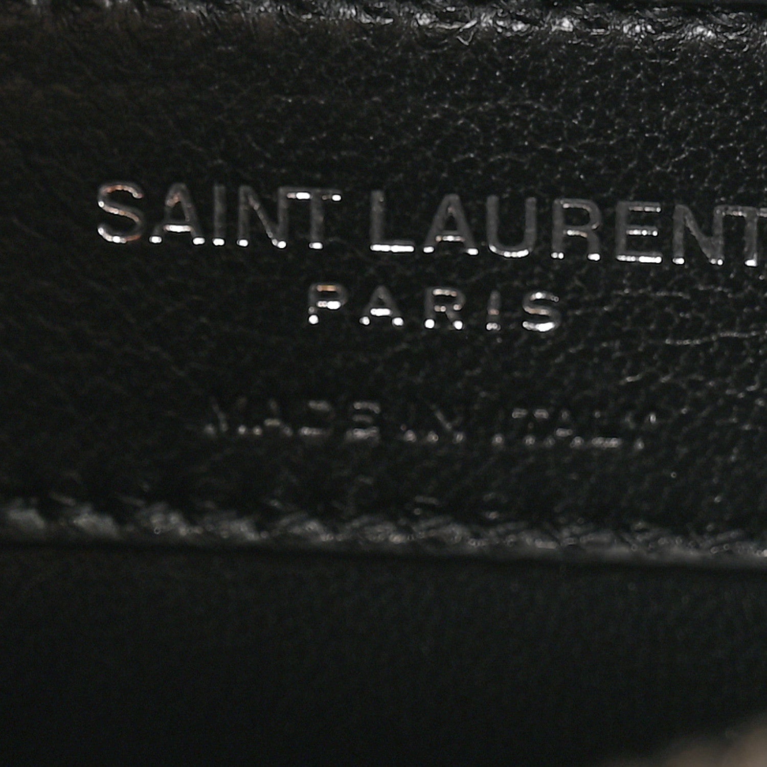 Saint Laurent Calfskin Y Quilted Monogram Small Charm Loulou Chain Satchel Black 7 of 15