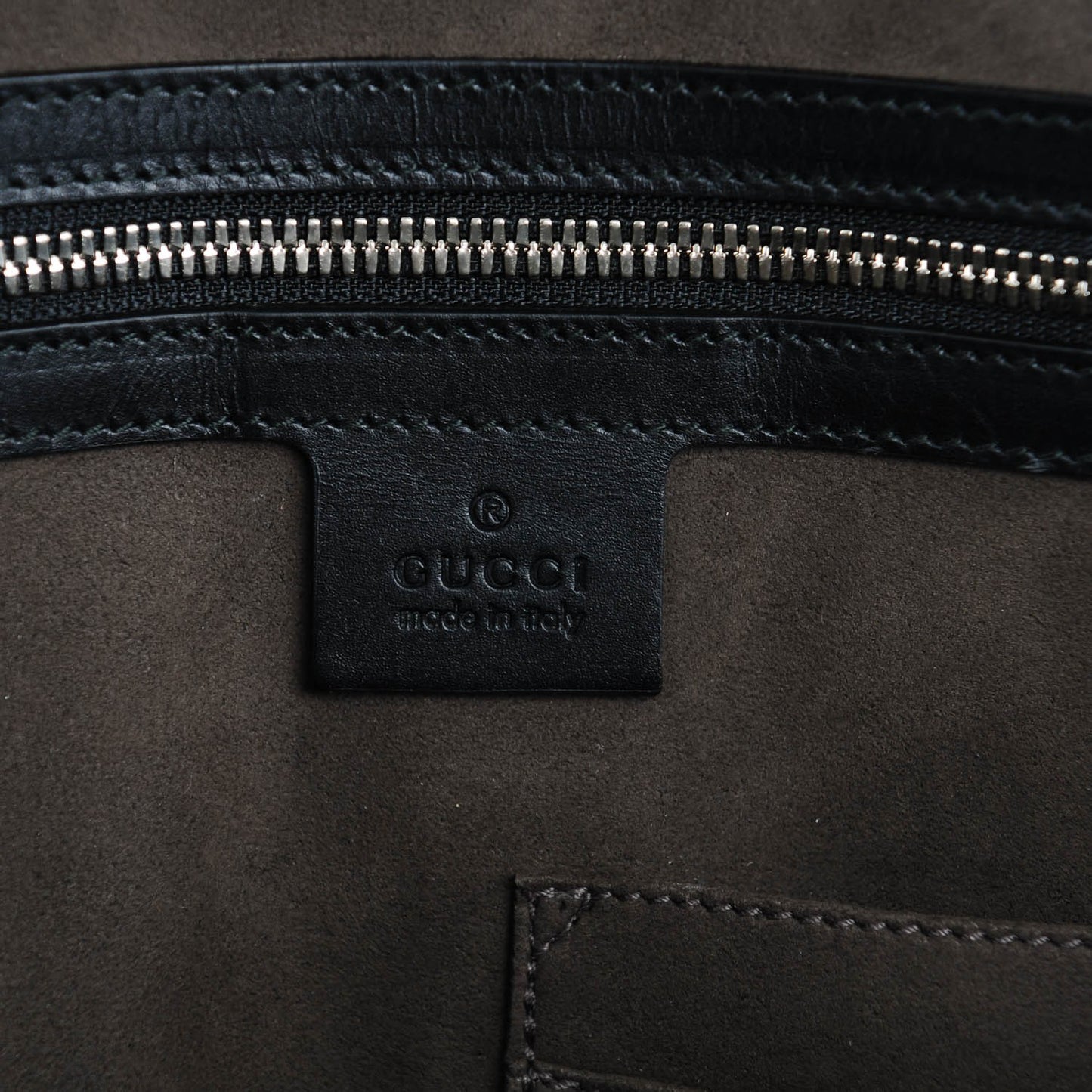 GG Supreme Monogram Eden Briefcase Black