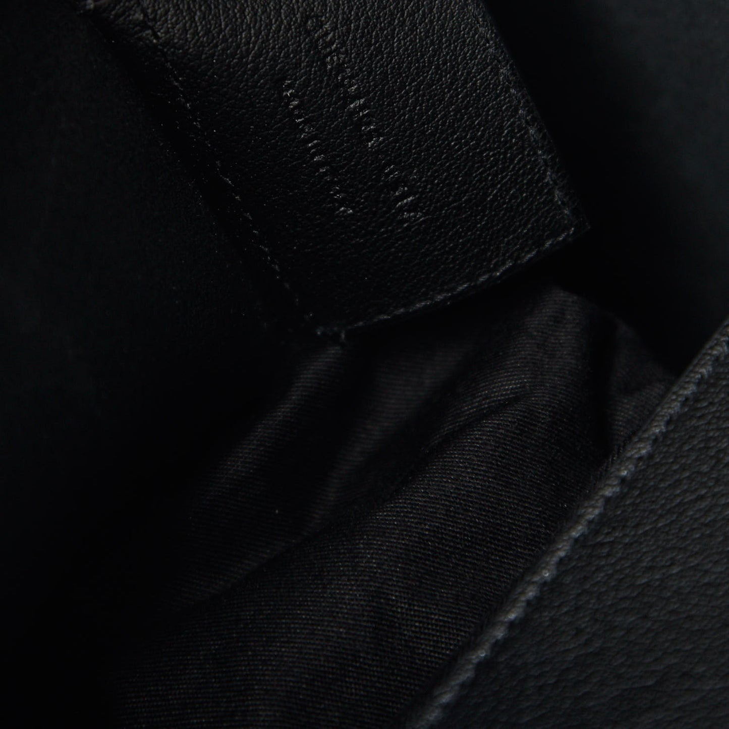Calfskin Large Shopping Tote Black