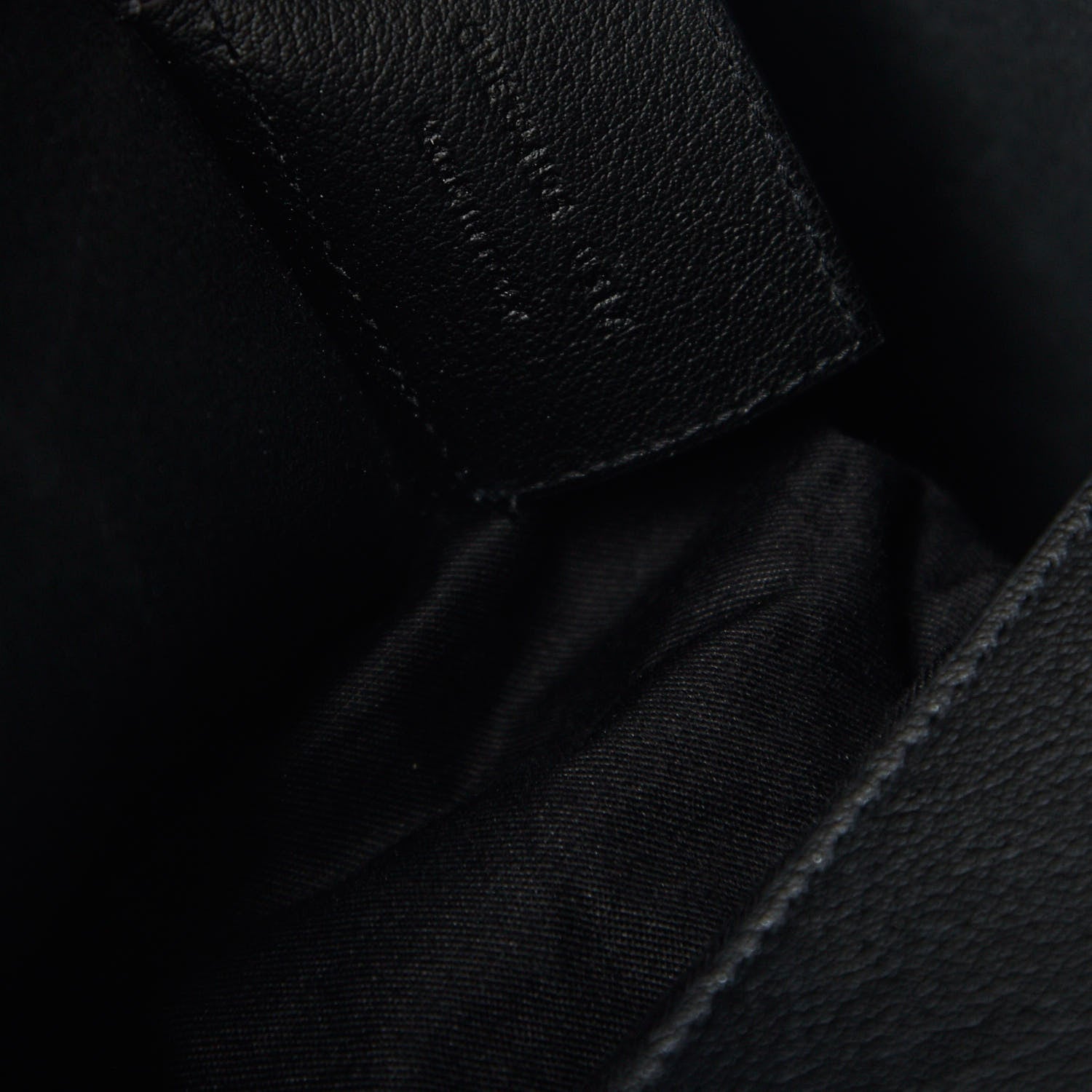 Saint Laurent Calfskin Large Shopping Tote Black 9 of 10