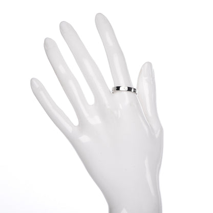 Cartier 18K White Gold 3.5mm LOVE Wedding Band Ring 64 10.75 2 of 4