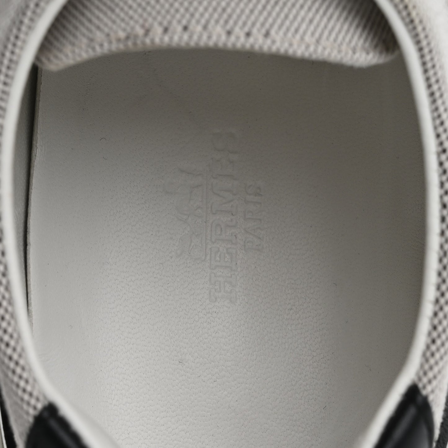 Canvas Calfskin Deep Sneakers 36 Prunoir Black