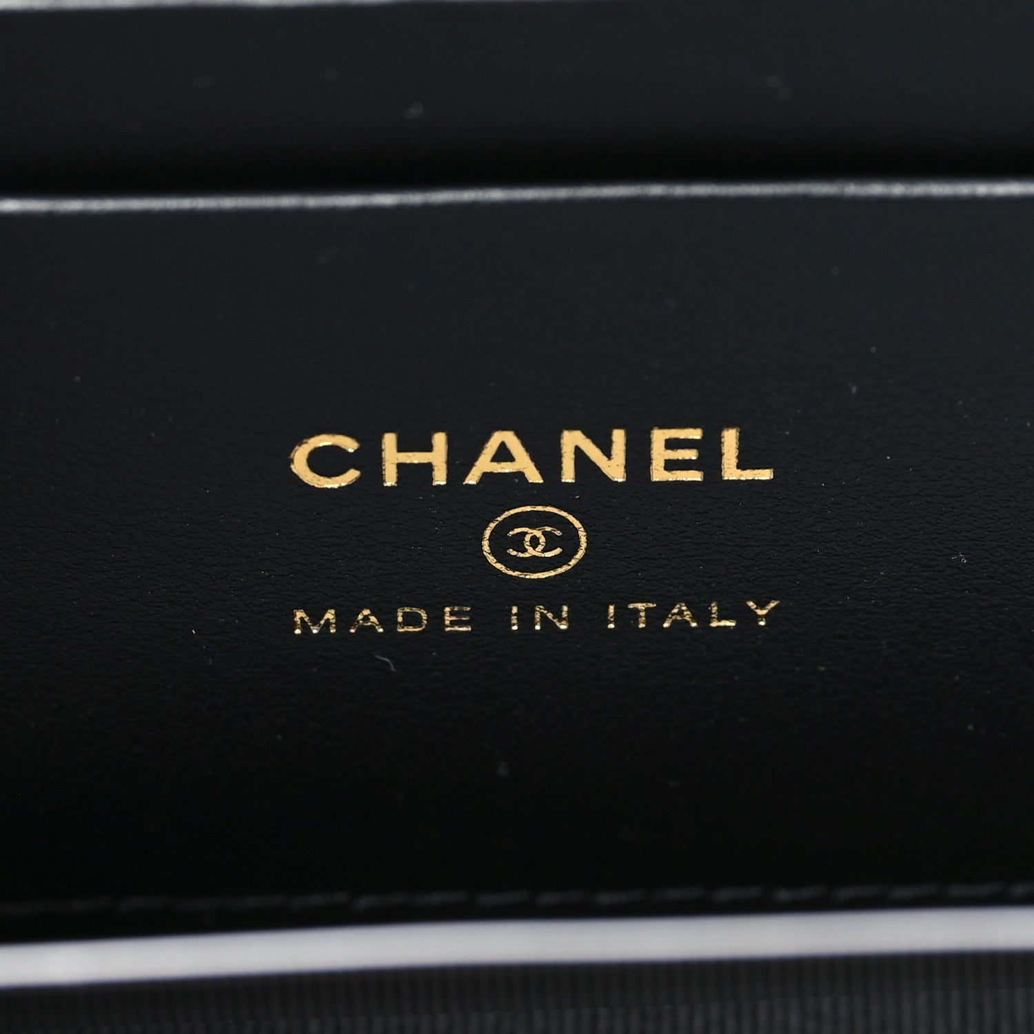 Chanel Caviar Quilted Top Handle Slim Vanity With Chain Black 5 of 9