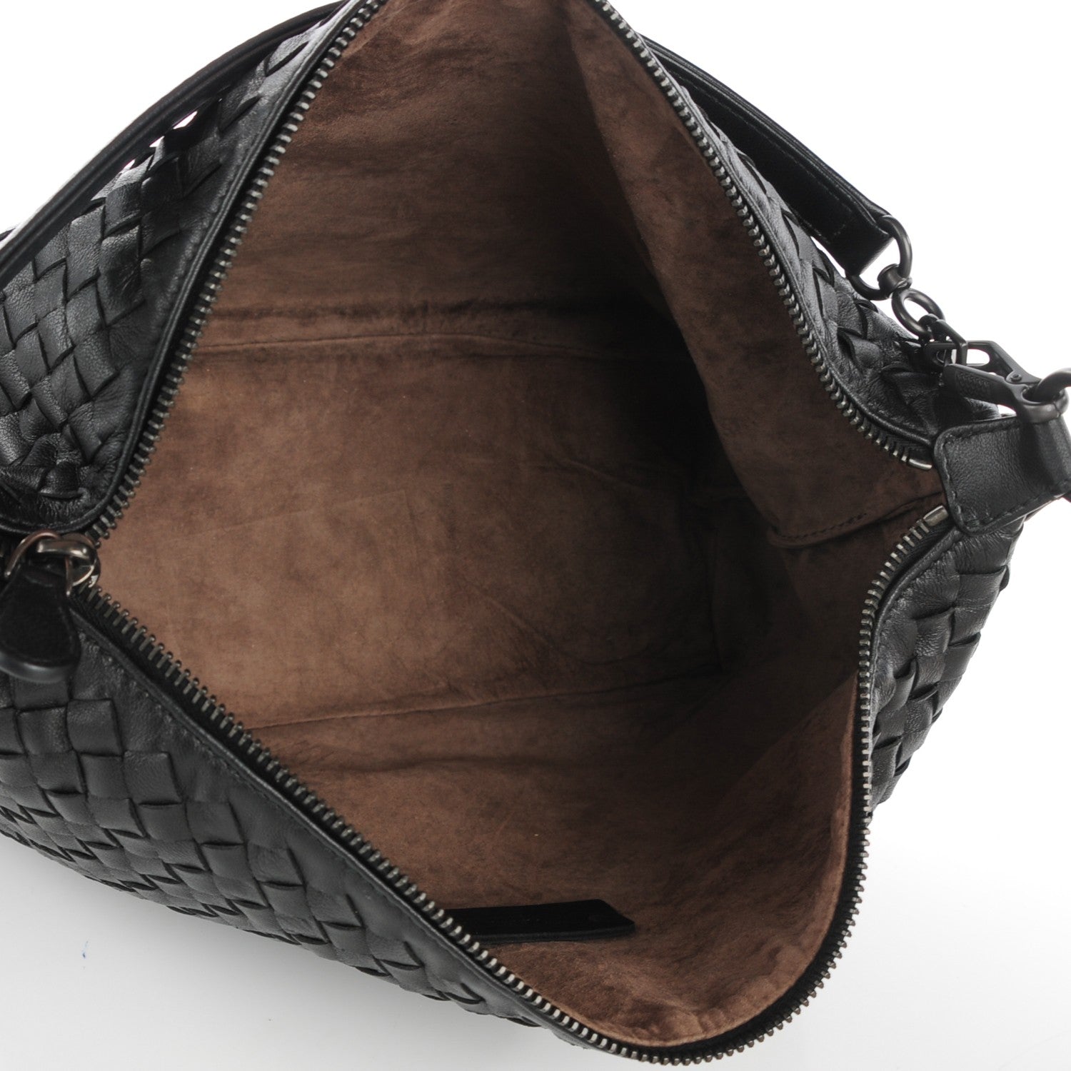 Bottega Veneta Nappa Intrecciato Small Shoulder Bag Nero Black 5 of 7
